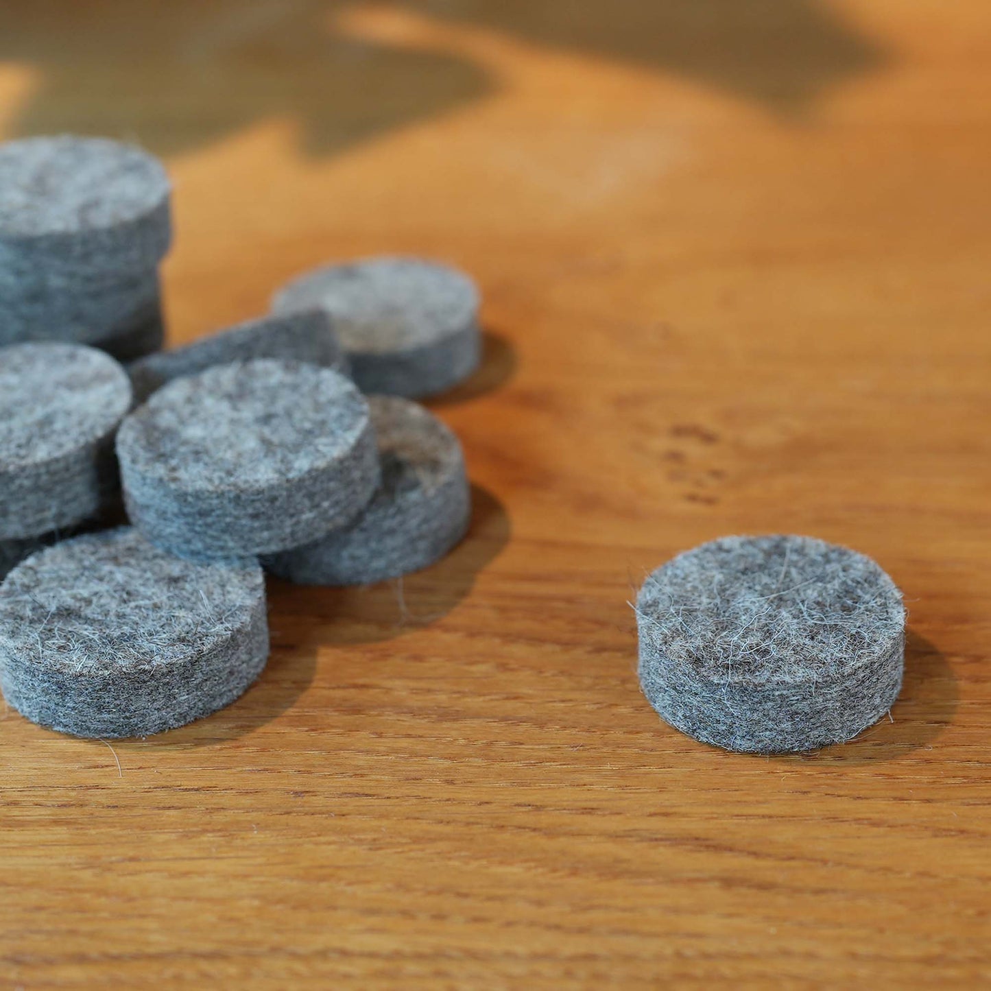 12 x Filz Ronden 10 mm Sattelfilz ø 4 cm