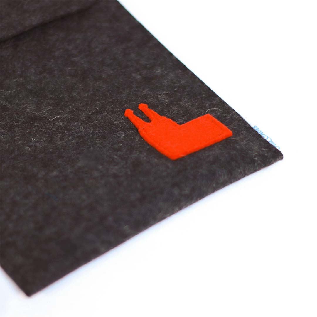 iPad Hülle aus Filz mit Kölner Dom, Tasche zum Schutz des Tablets