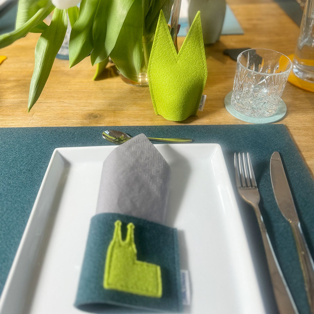 Kölner Dom Filz Servietten Halter