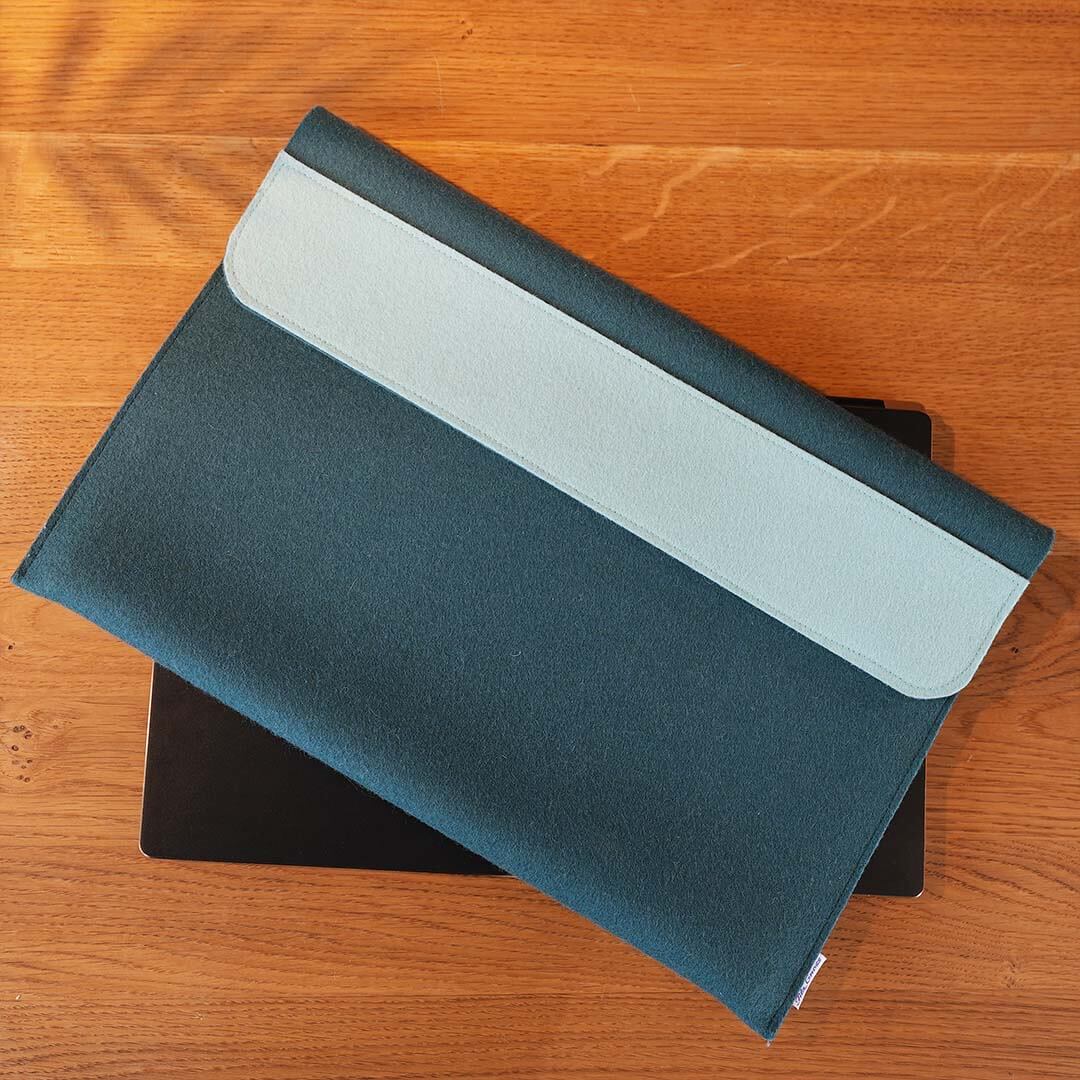 Laptoptasche aus Wollfilz