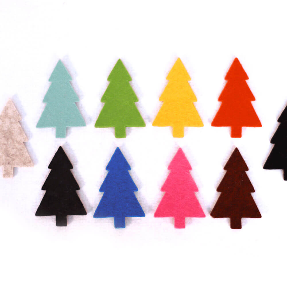 Tannenbaum aus Filz, als Dekoration an Weihnachten oder zum Basteln