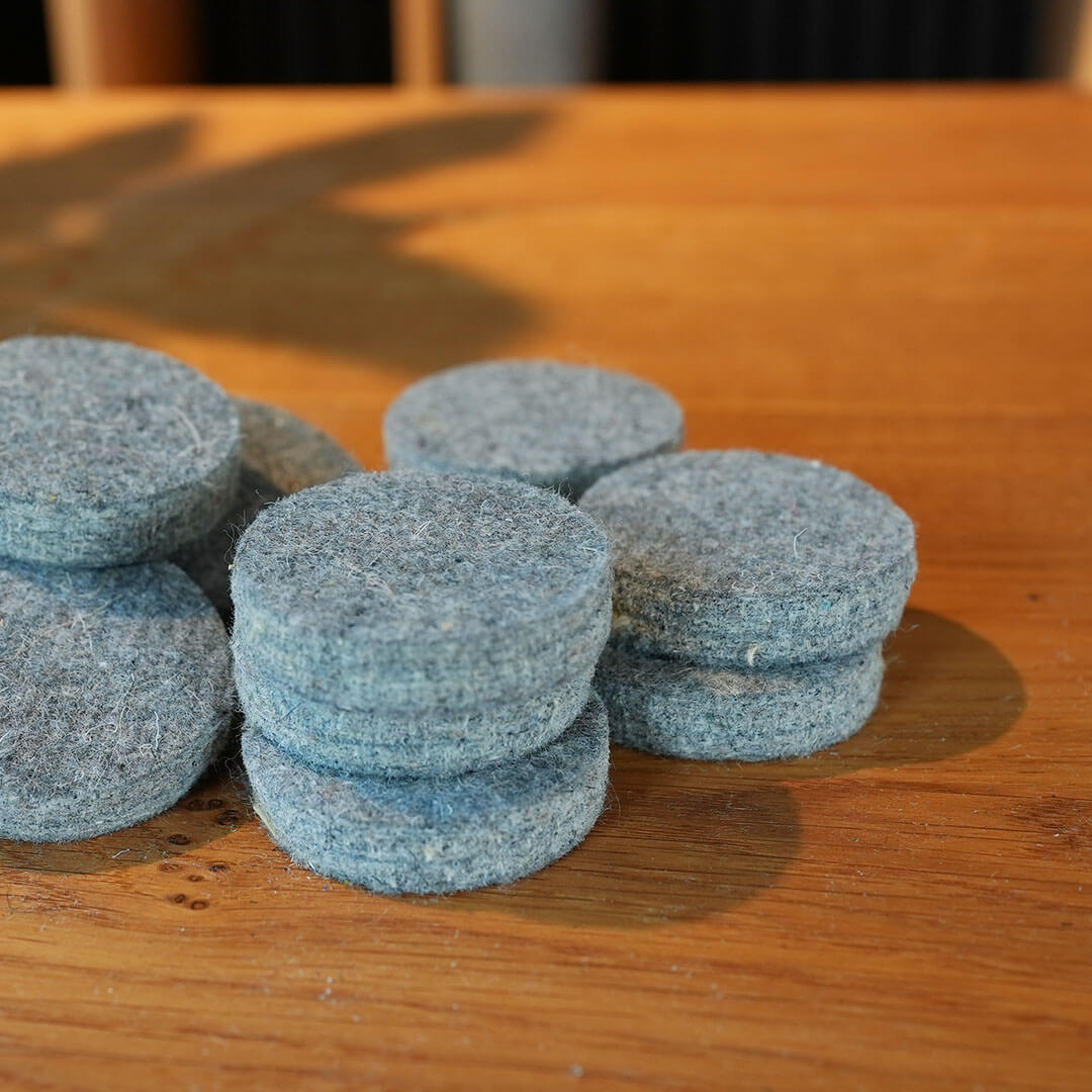 12 Filzronden Filzgleiter ø 5,5 cm 15mm Nadelfilz