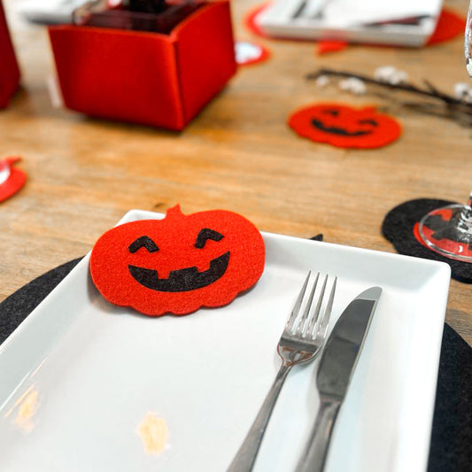 Halloween Untersetzer Kürbis