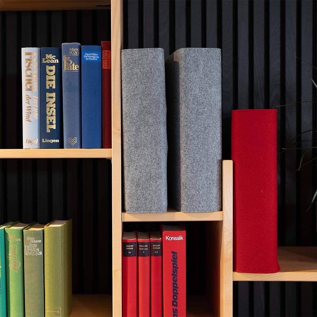 Interior Design Idee: Ordner Einband Einband aus Filz für das Büro